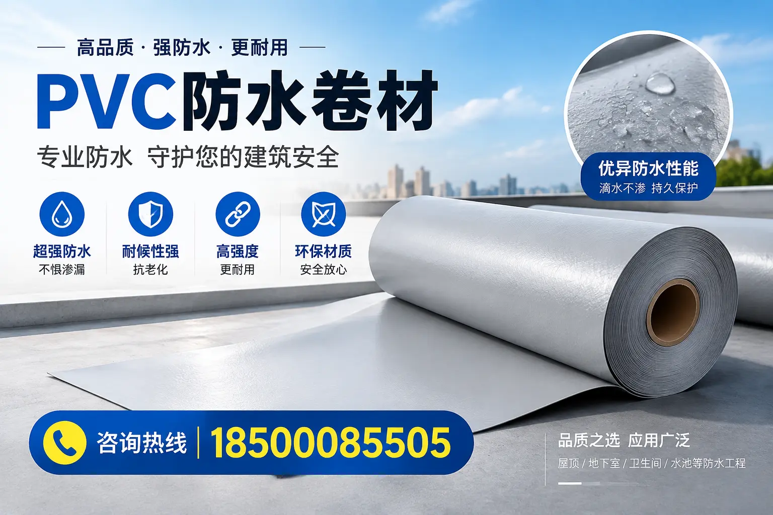 松原地区pvc防水卷材的市场现状与发展趋势
